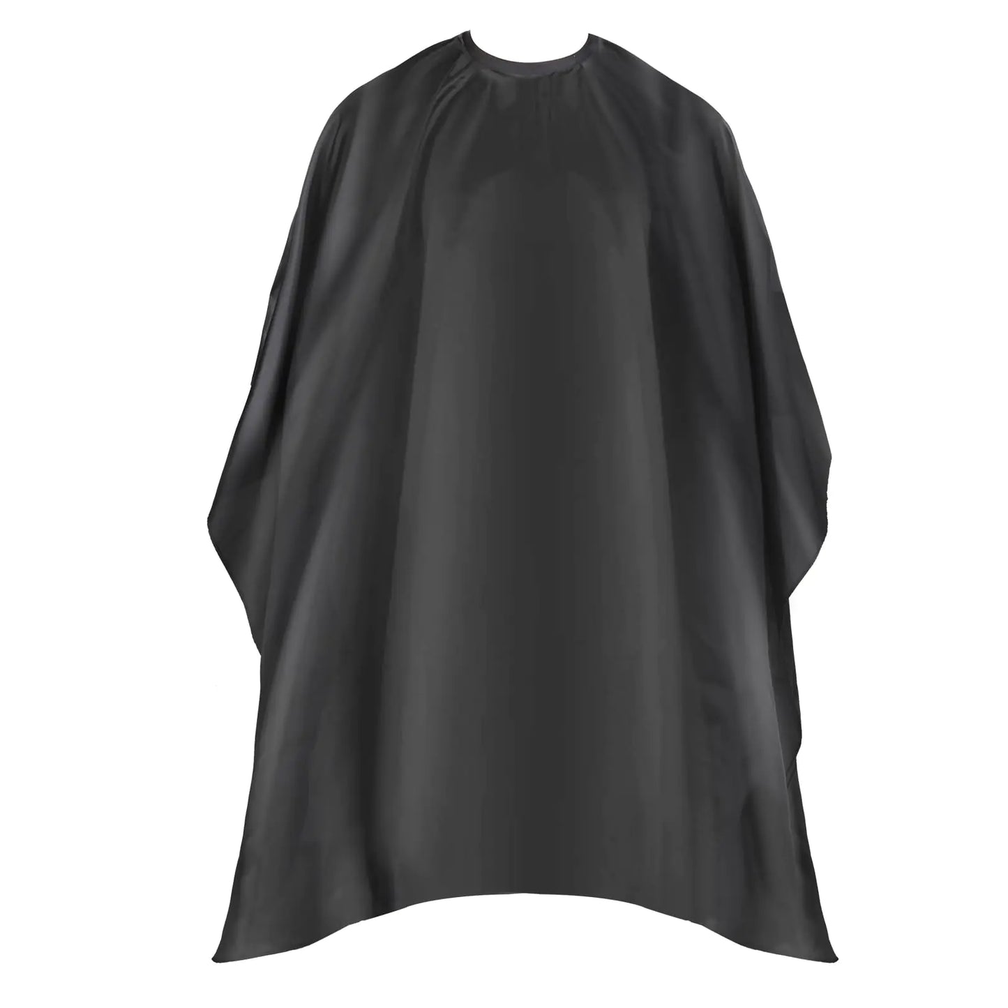 Professional Hair Cutting Cape with Adjustable Snap Closure, Salon Barber Cape,Waterproof Hairdressing Salon Cape - 57" x 51"(Black)