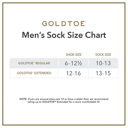 GOLDTOE Men's 656F Cotton No Show Athletic Socks, Multipairs 1 PACK 6 PAIRS - Shoes size 12-16 White (6-pairs)