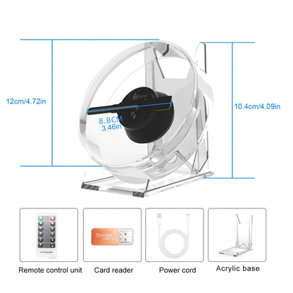 Projetor Holográfico 3D com 音乐播放器功能