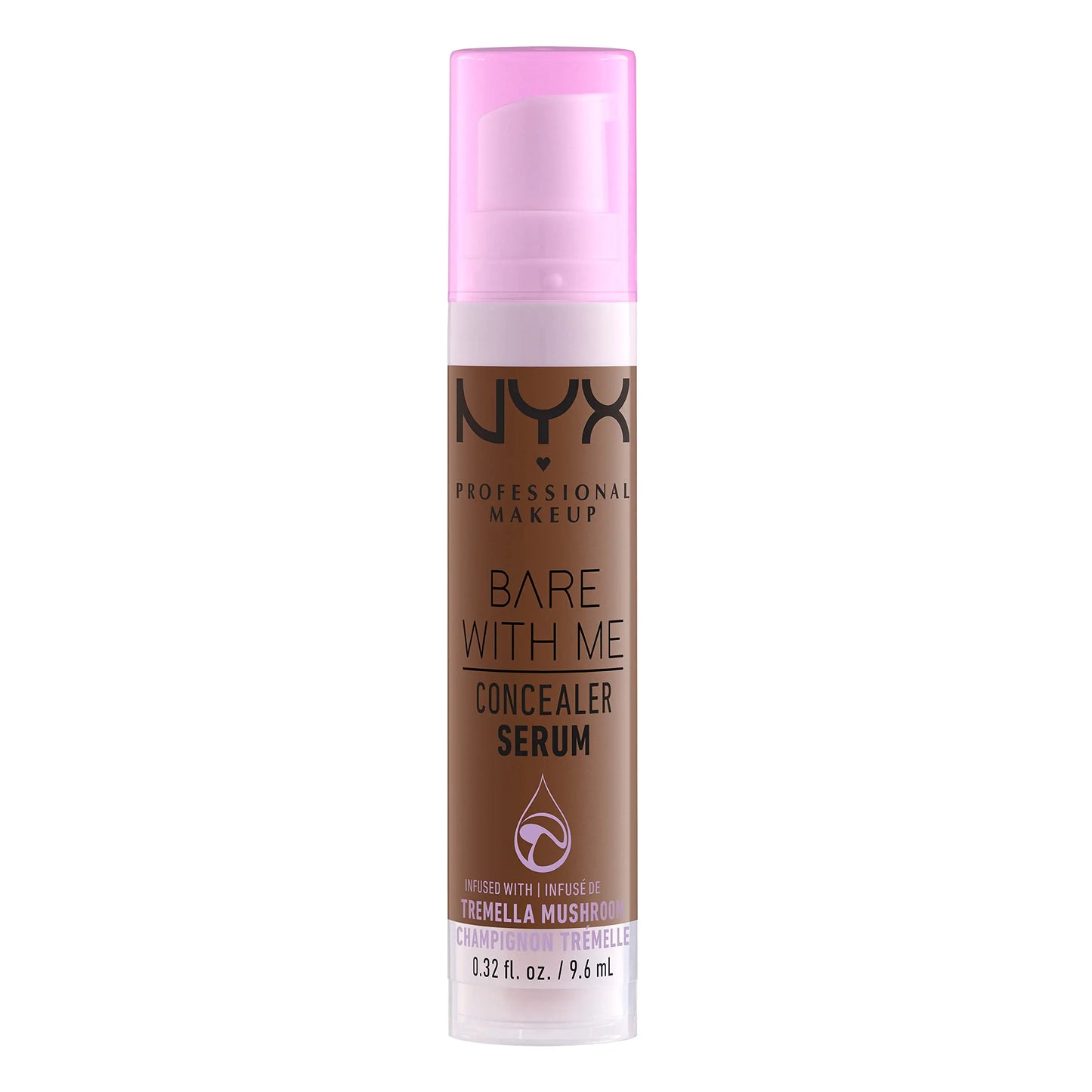 NYX PROFESSIONAL MAKEUP Bare With Me Concealer Serum, opptil 24 timers hydrering - Rich 12 Rich 0,32 Fl Oz (pakke med 1)