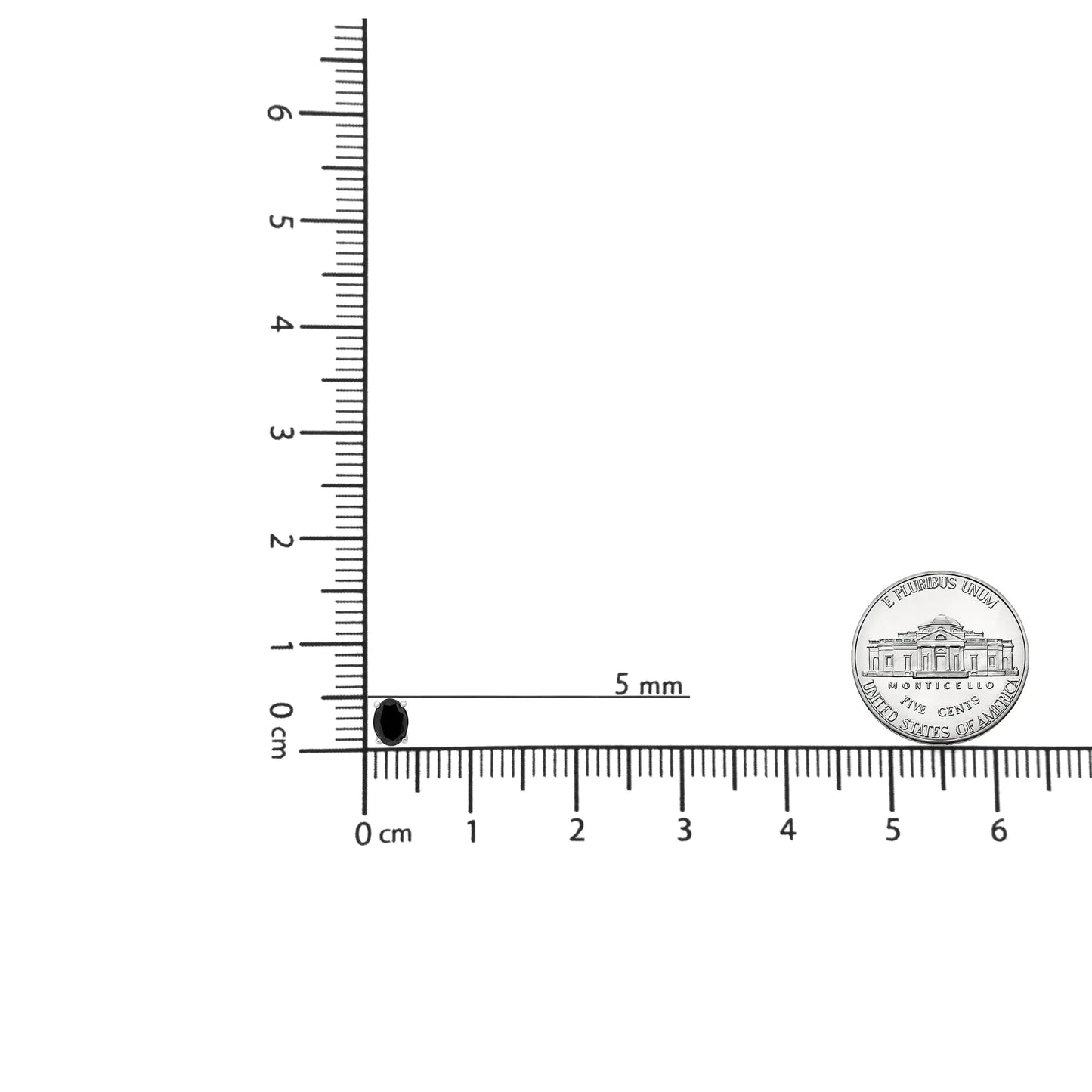 14K valgest kullast 1/2 Cttw ümmargused briljantlõikelised musta teemandiga klassikalised 4-harulised kruvidega kõrvarõngad (täiustatud värviga, I2-I3 selgus)