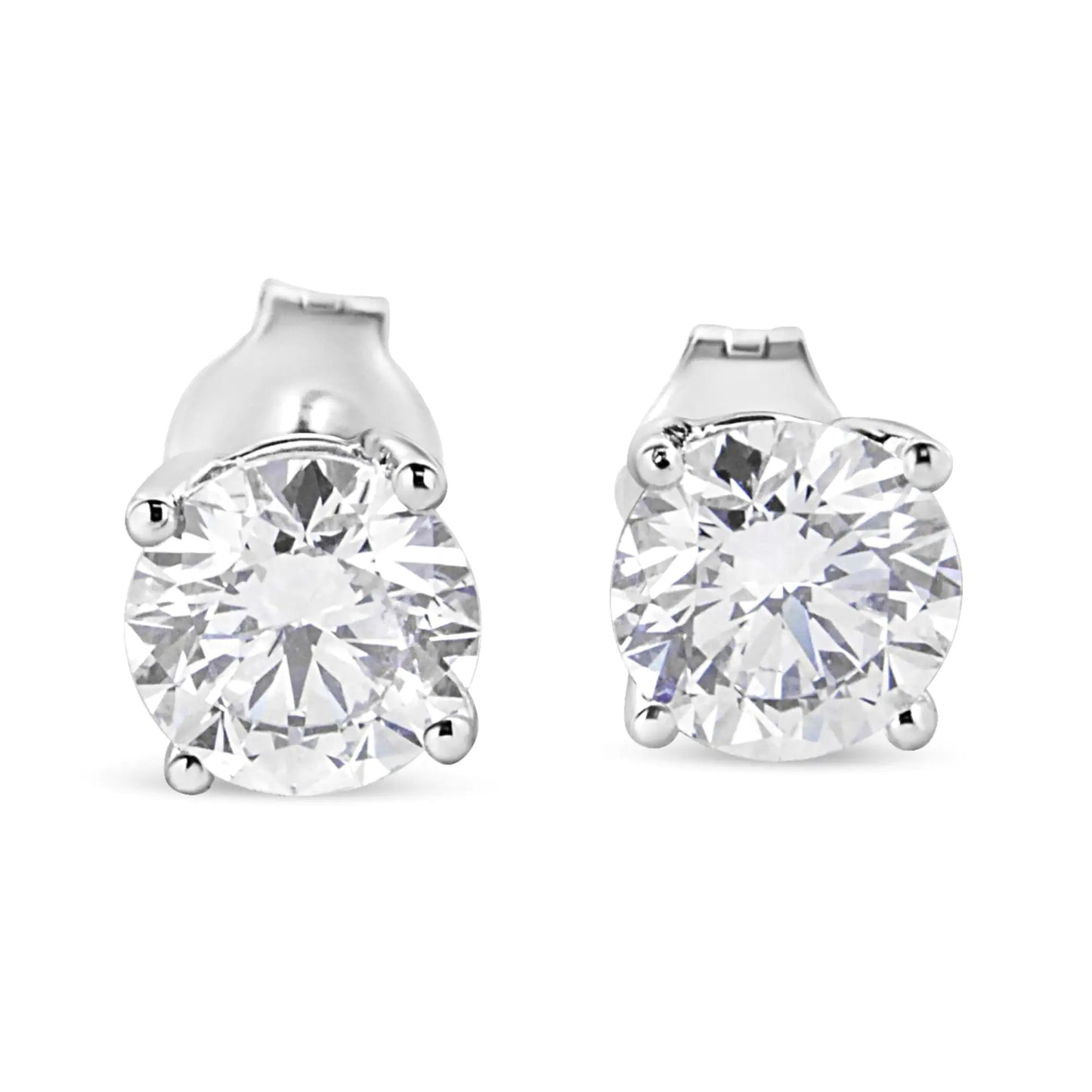 14K hvitt gull 1 3/4 Cttw Lab Grown Round Brilliant Diamond Solitaire Stud øredobber (FG Color, VS2-SI1 Clarity)