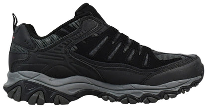 Skechers Afterburn M fit Wonted 9 X-Wide para hombre, negro/carbón