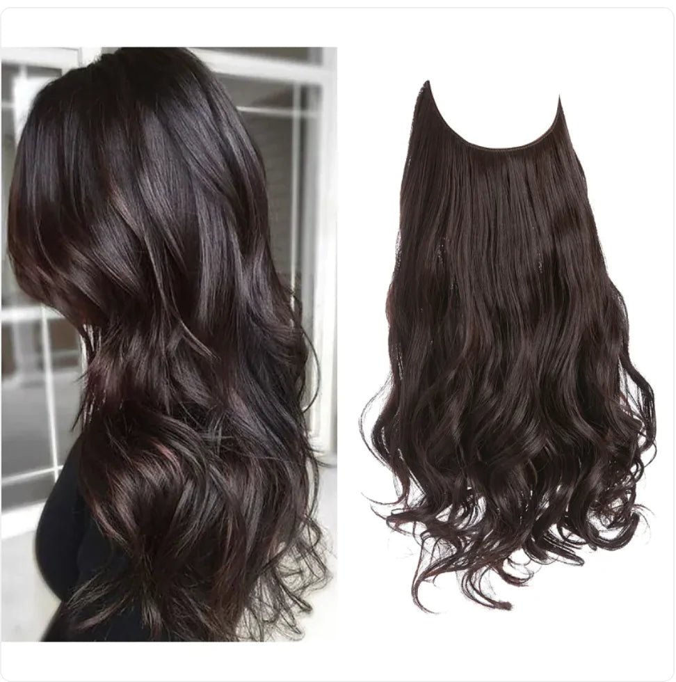 Long Curly High-Temperature Fiber Wig Set