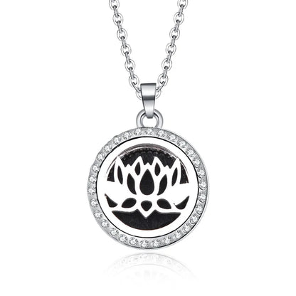 10 Styles Aroma Oil Diffuser Perfume Necklace