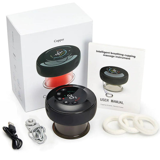 Red Light Physiotherapy Electric Cupping Massager - Catch Cards