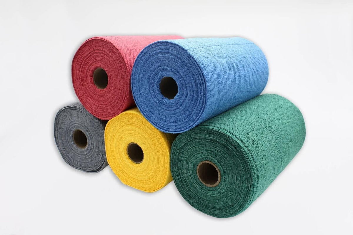 Reusable Microfiber Towel Roll – 75 Sheets, 30 × 30 cm