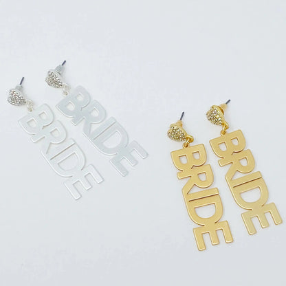 Say I Do Bride Earrings - Catch Cards
