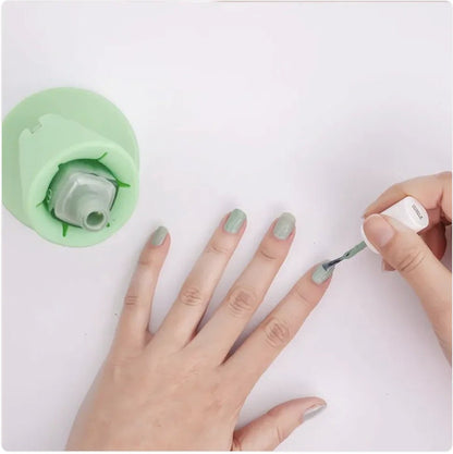 Silicone Nail Polish Holder Ring - Catch Cards