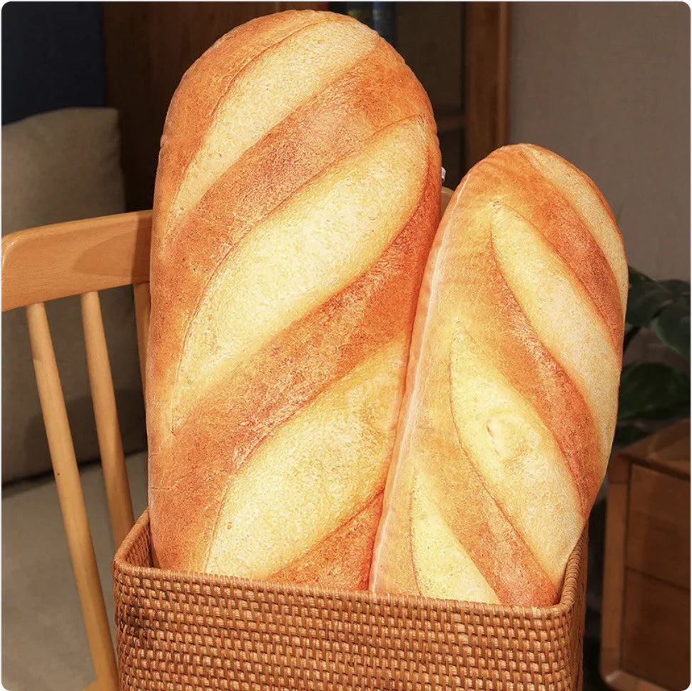 Soft Plush Bread Pillow Toy