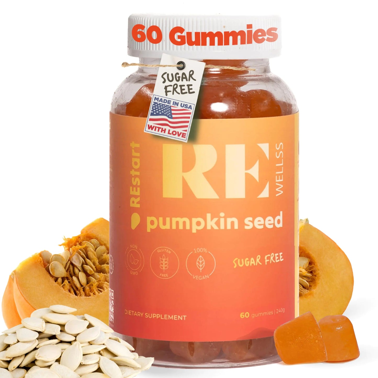 SPANISH / ENGLISH: Gomitas de Aceite de Semilla de Calabaza // Pumpkin Seed Oil Gummies - Catch Cards