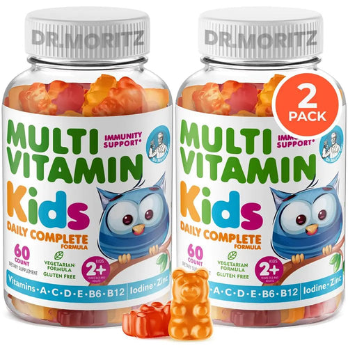 SPANISH / ENGLISH: Gomitas Multivitamínicas DR. MORITZ // Dr. Moritz Kids Multivitamin Gummies - Catch Cards