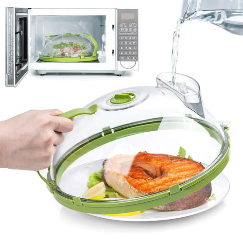 Microwave Food Cover Guard for a convenient solution to keeping your microwave free of spills and splatters.