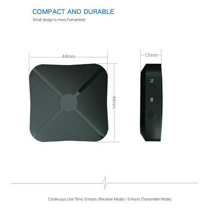 二合一蓝牙发射器接收器无线适配器电视家用立体声 A2DP 音频