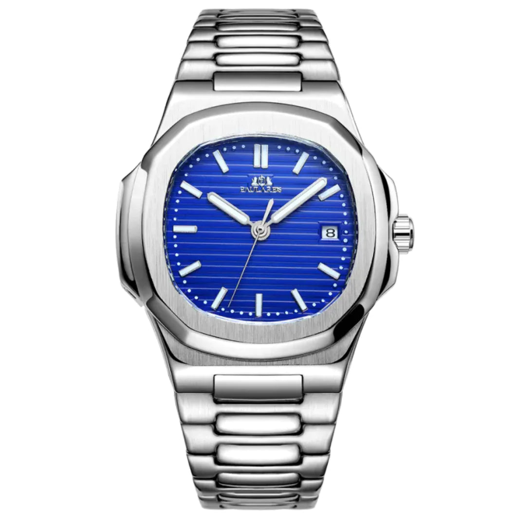 Men's Luminous Steel Band Watch