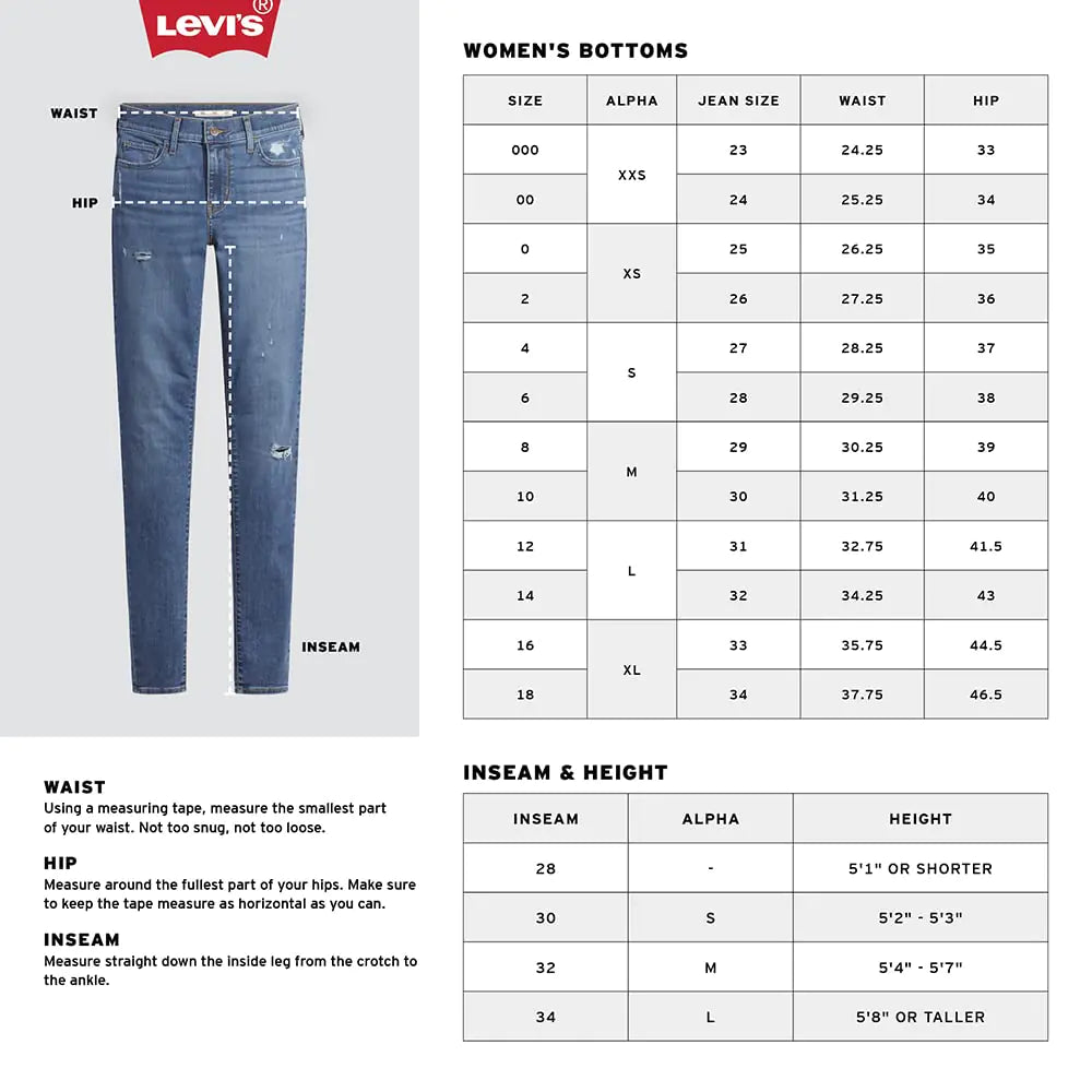 Levi's Women's 94 Baggy (også tilgjengelig i Plus) Standard 25 Meadow Mist - Corduroy