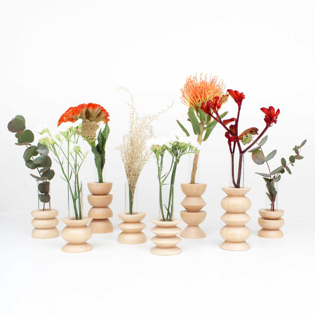 Totem Wooden Vase - Medium Nº 5