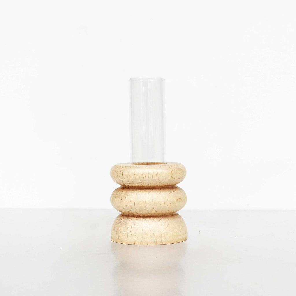Totem Wooden Vase - Short Nº 1