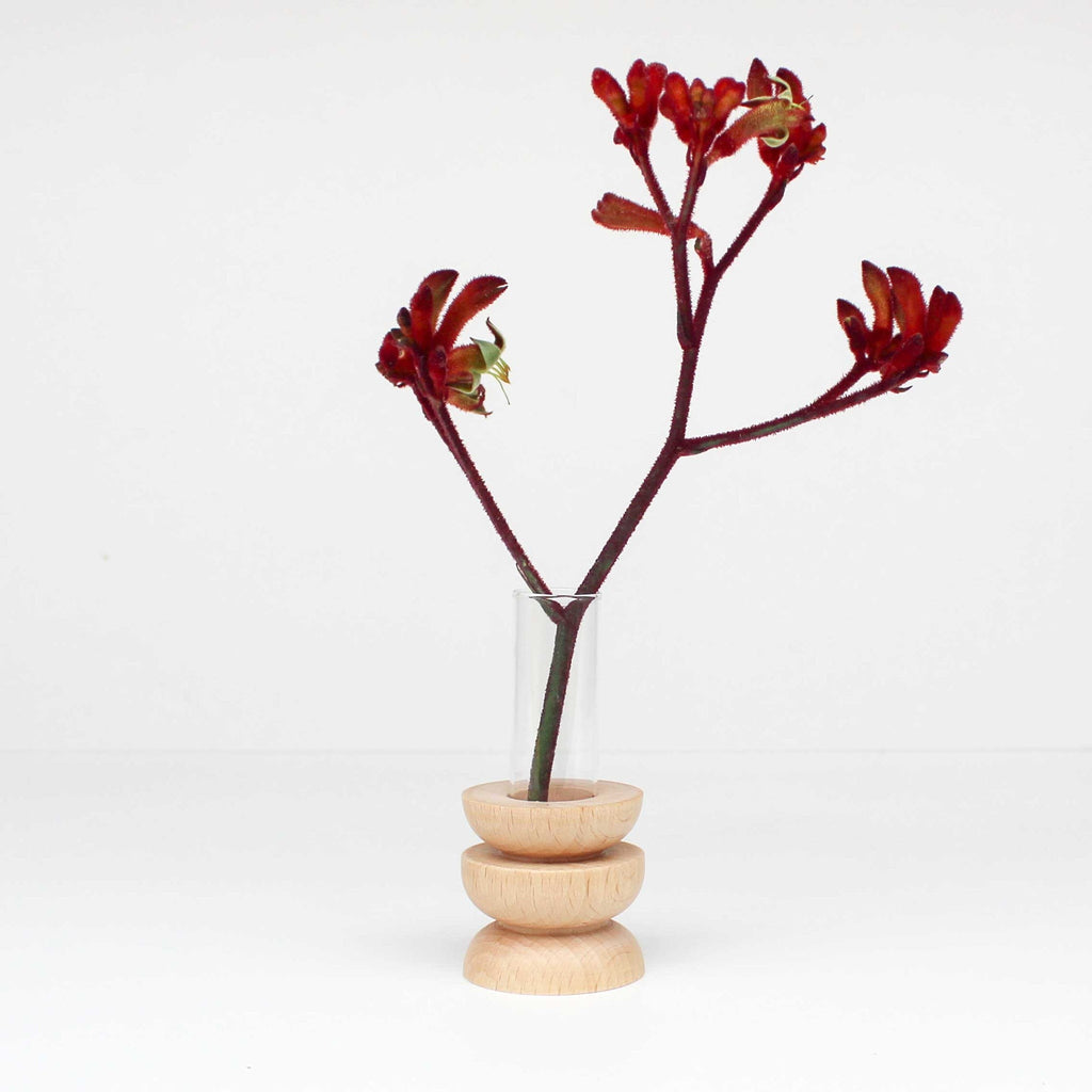 Totem Wooden Vase - Short Nº 4