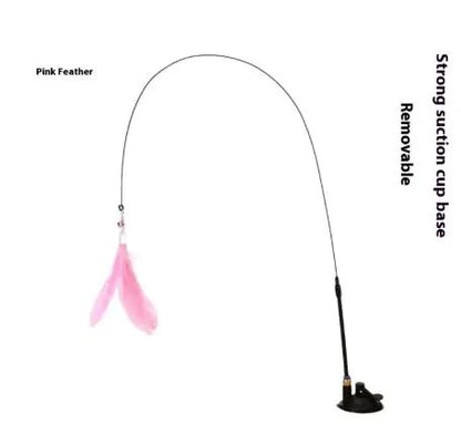 Toy Cat Teaser Stick - Catch Cards