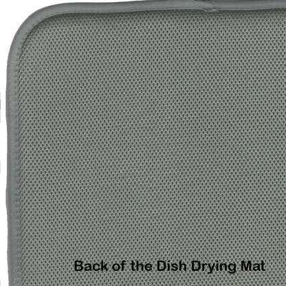 Zebra Dish Drying Mat