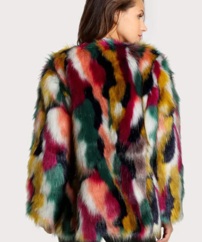 Women Color Fur Coats