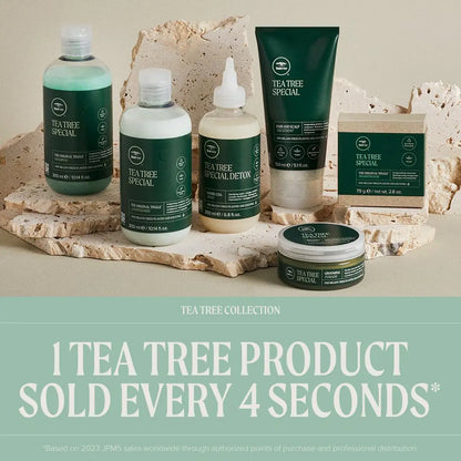 Tea Tree Hair and Body Moisturizer Leave-In Conditioner, Body Lotion, After-Shave Cream, For alle hår + hudtyper 2,5 Fl Oz (pakke med 1)