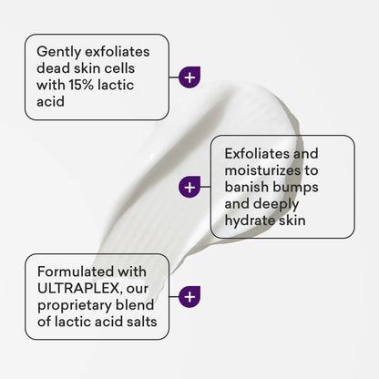 AmLactin KP Bumps Be Gone – 3 untsi Keratosis Pilaris niisutav kreem 15% piimhappega – koorija ja niisutaja kuivale, karedale ja konarlikule nahale, 2 tk (pakend võib varieeruda) 3 untsi (2 tk)