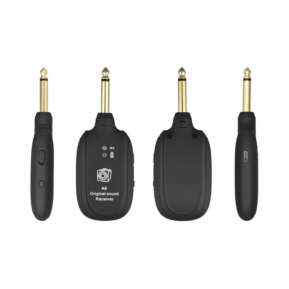 UHF Guitar Wireless System Transmitter+Receiver Built In Rechargeable Battery - HejK.com Marketplace.