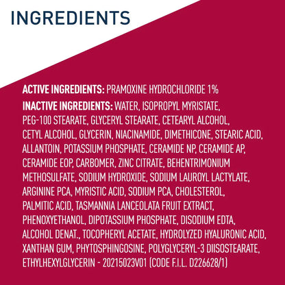 CeraVe Anti Itch Moisturizing Lotion med Pramoxine Hydrochloride | Lindrer kløe med mindre hudirritasjoner, lindre solbrenthet, insektbitt | 8 Unse 8 Fl Oz (pakke med 1)