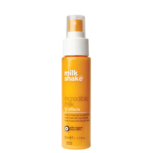 Milk_shake Incredible Milk - Tratamiento capilar sin enjuague para todo tipo de cabello - Renueva, desenreda y repara el cabello dañado 50 ml (paquete de 1)