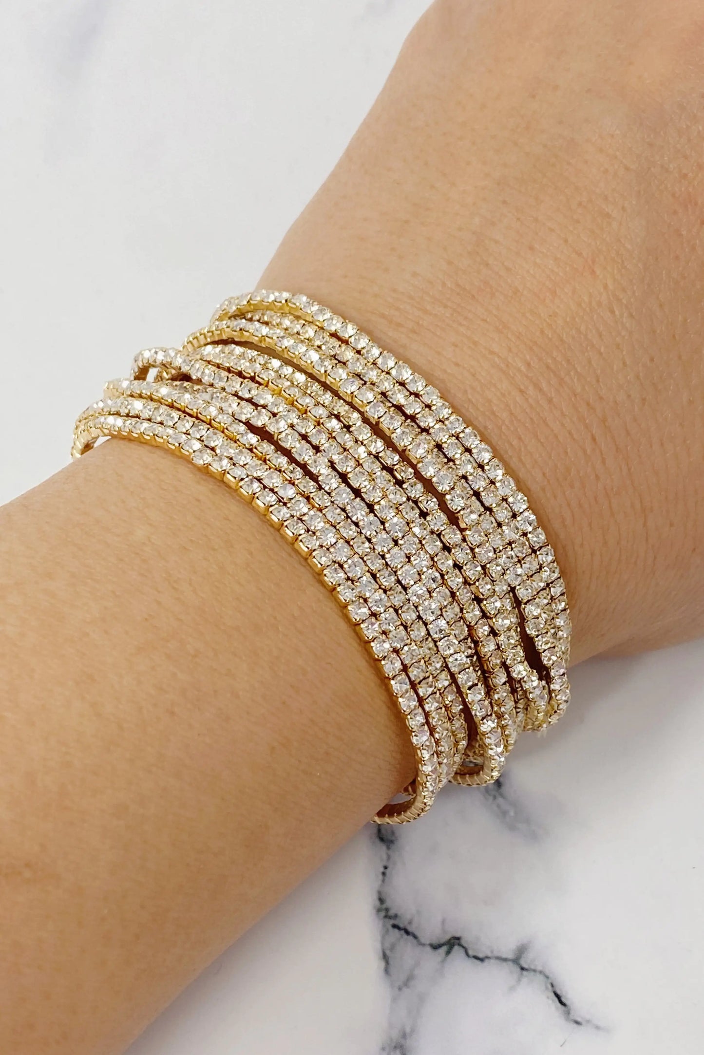 Conjunto de pulseras elásticas Strands Of Shine