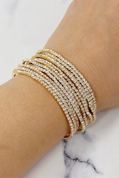 Strands Of Shine Stretch Bracelet Set