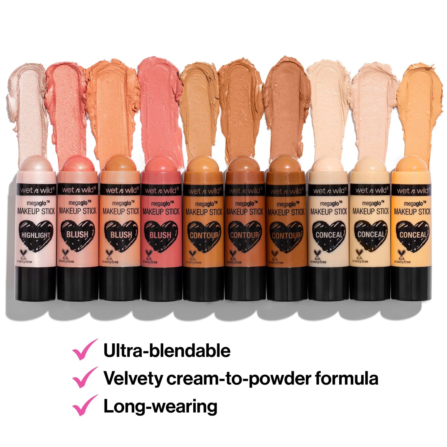 wet n wild MegaGlo Makeup Stick, byggbar farge, allsidig bruk, Cruelty-Free &amp; Vegan - Call Me Maple and Conceal and Contour Neutral Follow Your Bisque,1 Unce (Pack of 1),807 Bundle Makeup Stick + Stick, Follow Your Bisque