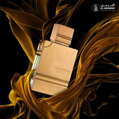 Al Haramain Amber Oud Gold Edition - Perfume árabe para mujer y hombre - Eau de Parfum Spray con notas de bergamota, melón, piña, ámbar, acorde amaderado y almizcle - 56 ml