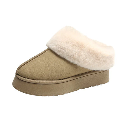 Women's Fashionable Fluffy Fur Slippers