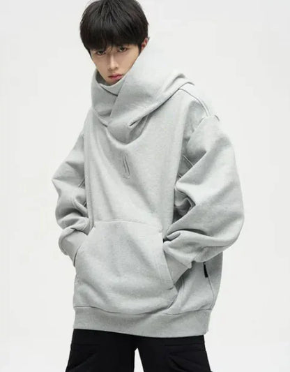 High Street Heavy Fleece-lined Thickened Hooded Sweatshirt