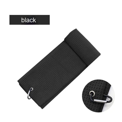 Waffle Golf Ball Cleaning Towel - Catch Cards