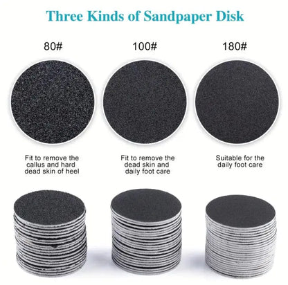 Stone Sandpaper Electric Foot Grinder WEM Support (www.WEM.support)