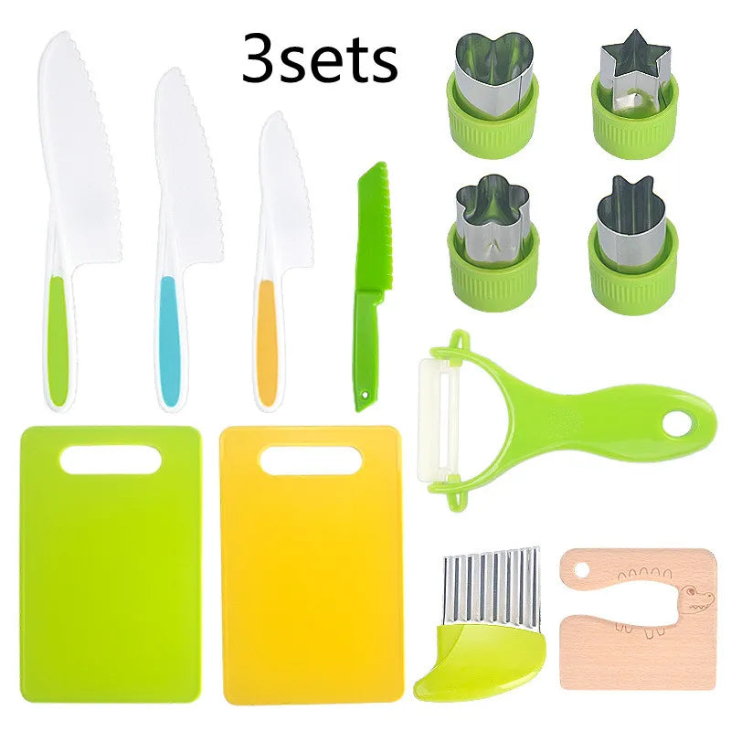 Children's Plastic Kitchen Tools Set WEM Support (www.WEM.support)