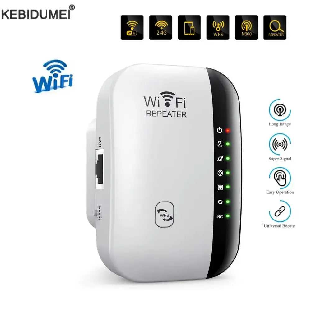 300Mbps WiFi Repeater WEM Support (www.WEM.support)