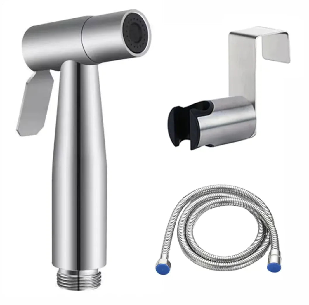 304 Stainless Steel Toilet Spray Gun Set WEM Support (www.WEM.support)