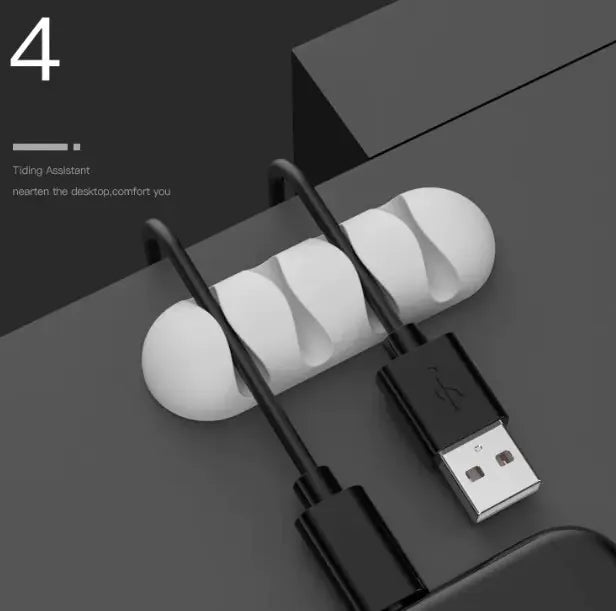 Wire Organizer Cord Management Clip WEM Support (www.WEM.support)