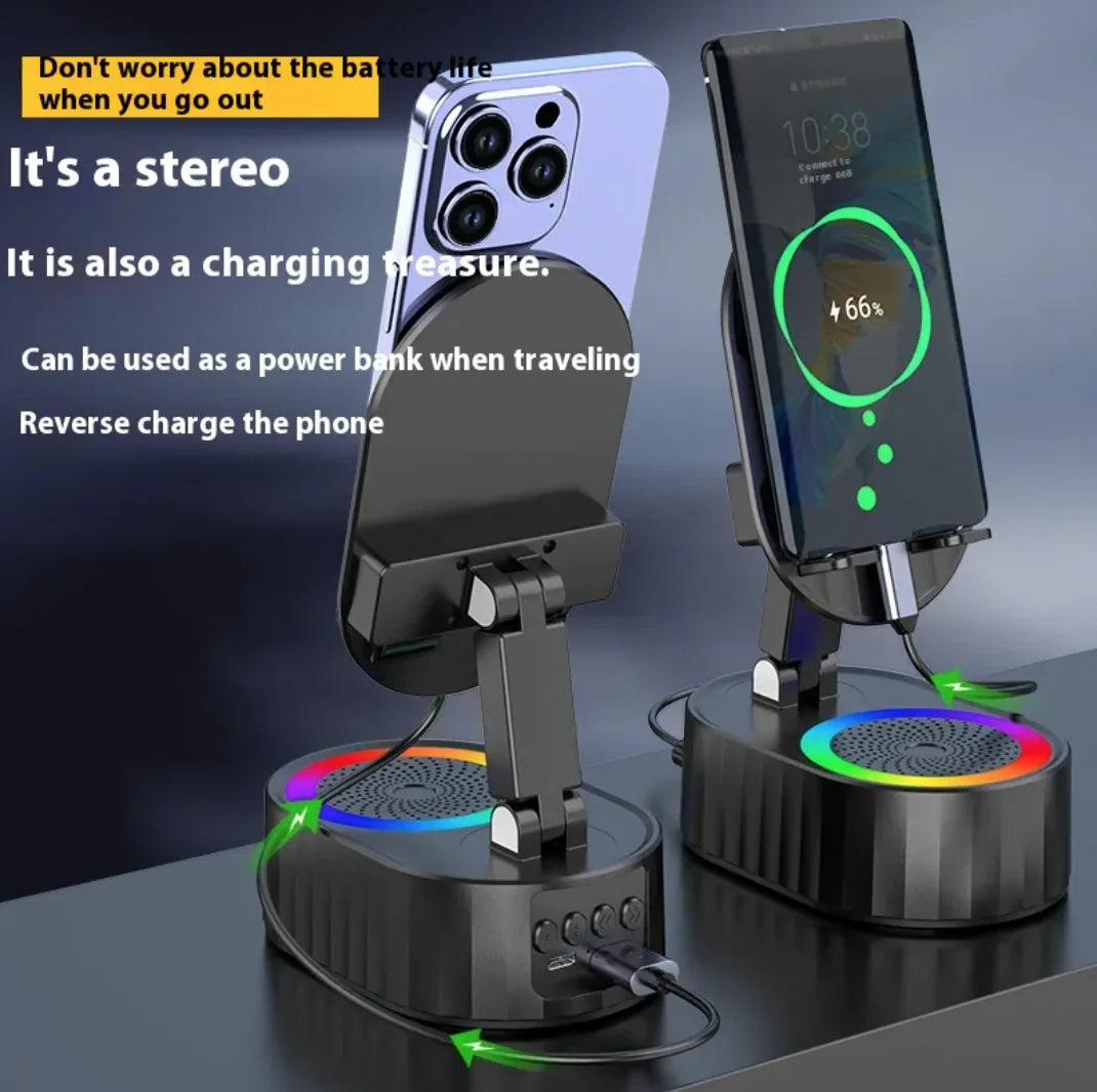 Bluetooth Speaker with Fashion Ambience Light WEM Support (www.WEM.support)