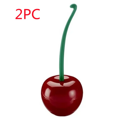 Cherry Shape Plastic Toilet Brush Set WEM Support (www.WEM.support)