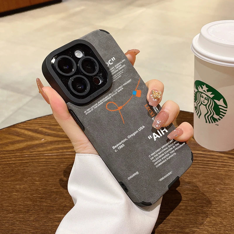 Luxury Leather Sneaker Phone Case WEM Support (www.WEM.support)