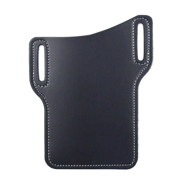 Men Cell Phone Belt Pack Bag Loop Waist Holster Pouch Case Leather Wallet Cover WEM Support (www.WEM.support)