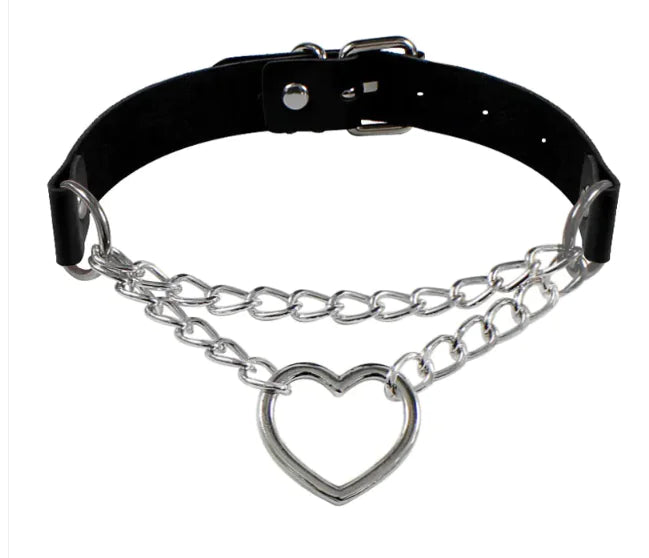 Personalized Punk Leather Collar Necklace Simple And Fashionable WEM Support (www.WEM.support)