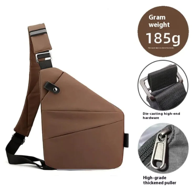 Men's Nylon Crossbody Bag WEM Support (www.WEM.support)