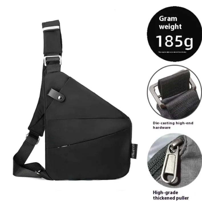 Men's Nylon Crossbody Bag WEM Support (www.WEM.support)